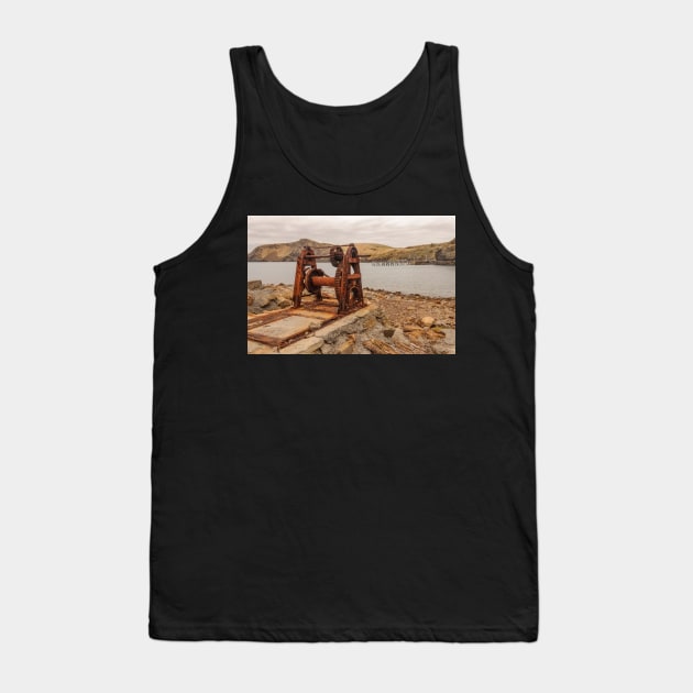 Old Boat Winch Tank Top by fotoWerner